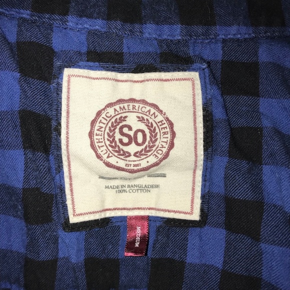 SO black and blue flannel! - Picture 6 of 7